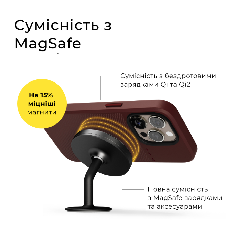 Чехол Moment Camera Case with MagSafe для Apple iPhone 14 Pro Max (Red Clay)