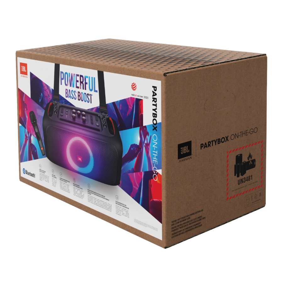 Портативна акустична система JBL PartyBox On-The-Go (Black)
