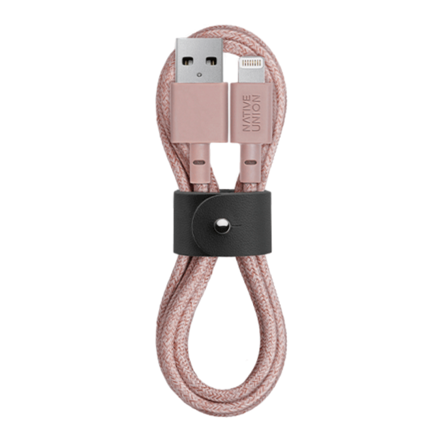 Кабель Native Union Lightning - USB-A Belt Cable (Rose) 1.2 м