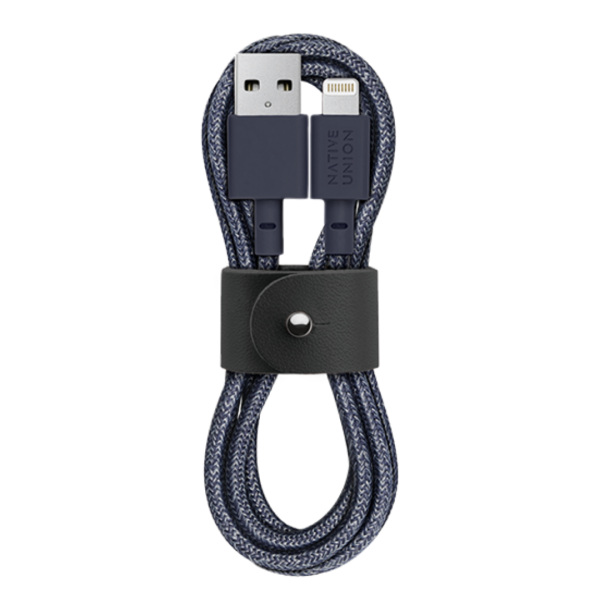 Кабель Native Union Lightning - USB-A Belt Cable (Indigo) 1.2 м
