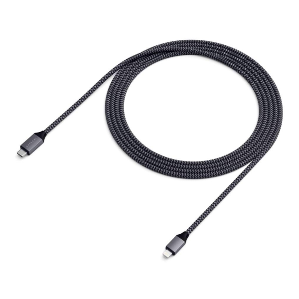 Кабель Satechi Lightning - USB-C Cable (Space Gray) 1.8 м