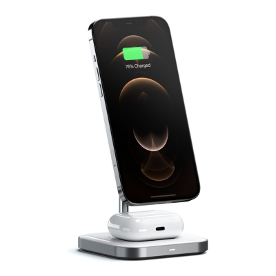 Зарядное устройство Satechi Aluminum 2 in 1 Magnetic Wireless Charging Stand