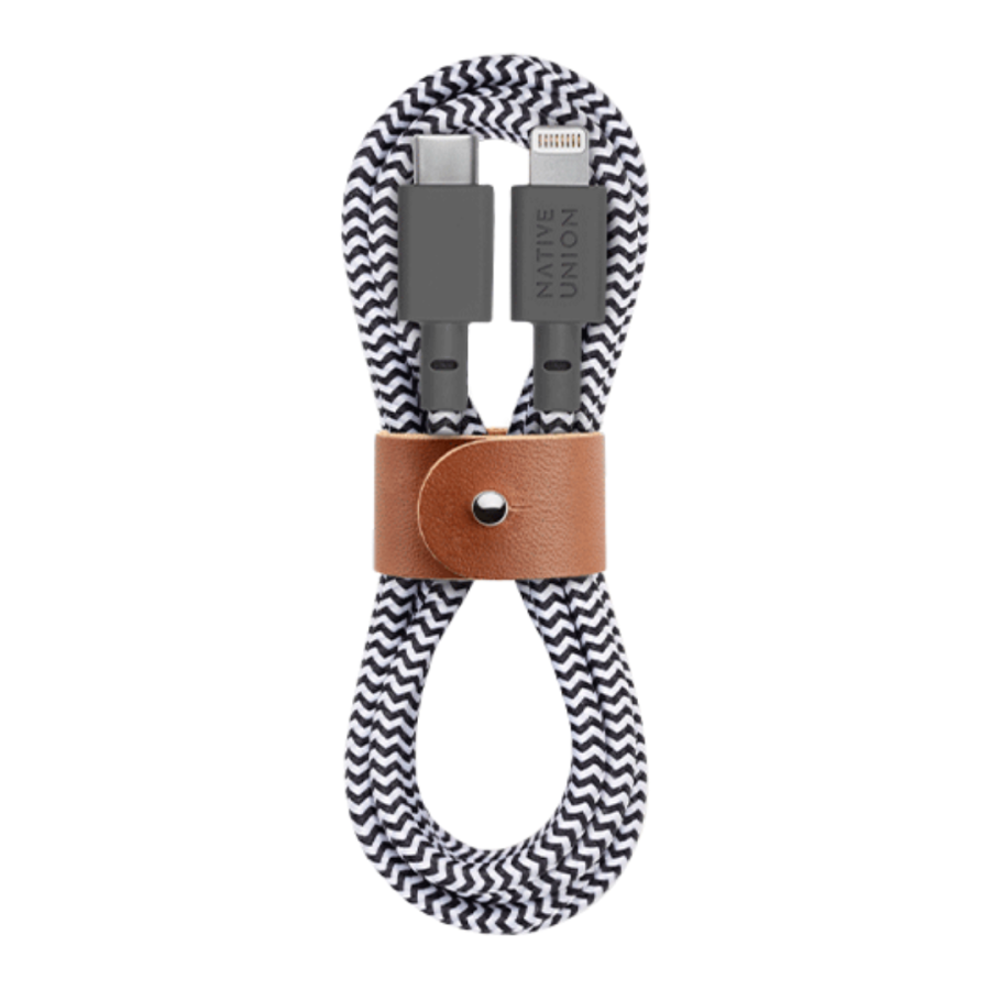 Кабель Native Union Lightning - USB-C Belt Cable (Zebra) 1.2 м