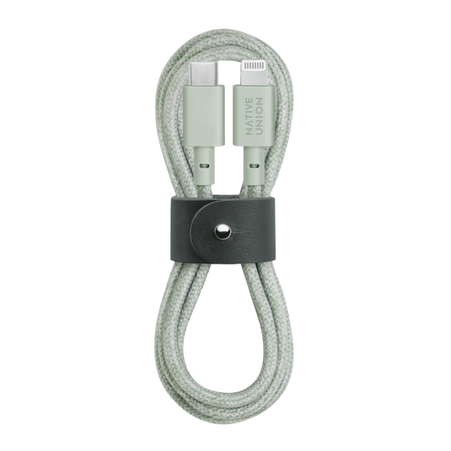Кабель Native Union Lightning - USB-C Belt Cable (Sage) 1.2 м