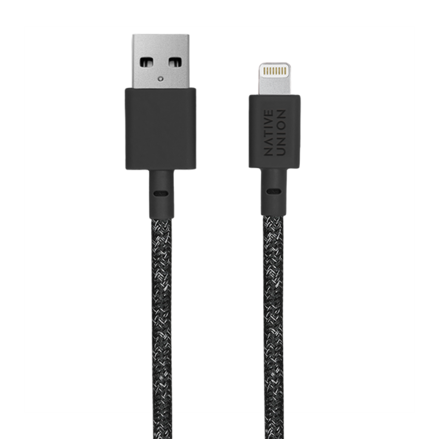 Кабель Native Union Lightning - USB-A Belt Cable (Cosmos Black) 1.2 м