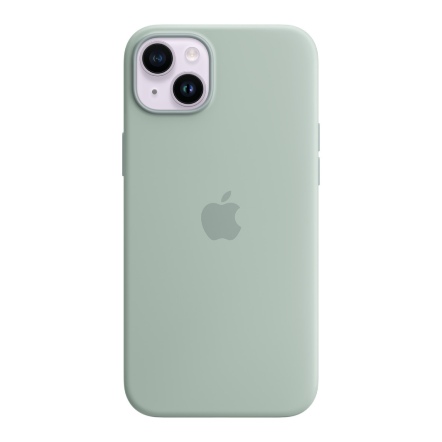 Чохол Apple Silicone Case with MagSafe для Apple iPhone 14 Plus (Succulent)