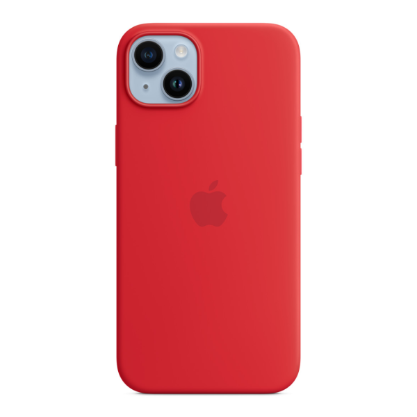 Чехол Apple Silicone Case with MagSafe для Apple iPhone 14 Plus (PRODUCT RED)
