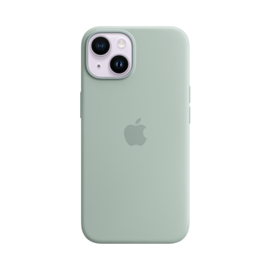 Чехол Apple Silicone Case with MagSafe для Apple iPhone 14 (Succulent)