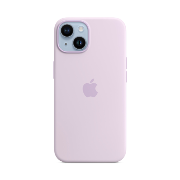 Чехол Apple Silicone Case with MagSafe для Apple iPhone 14 (Lilac)