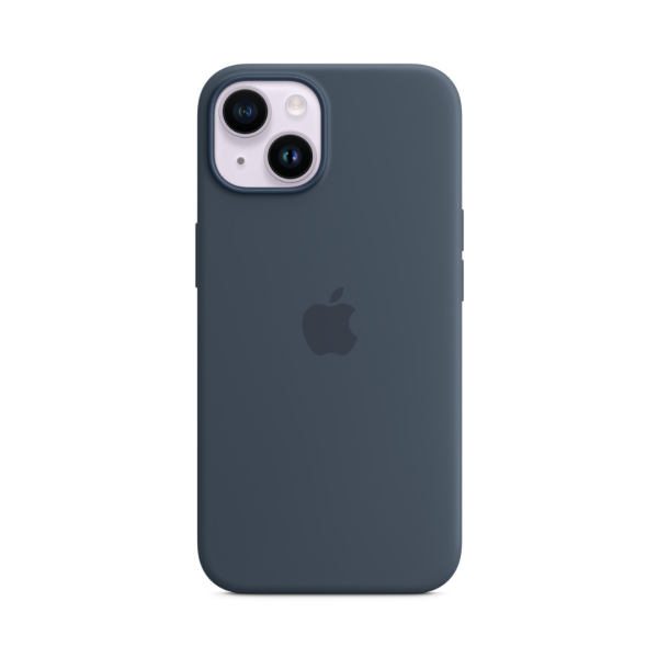 Чохол Apple Silicone Case with MagSafe для Apple iPhone 14 (Storm Blue)