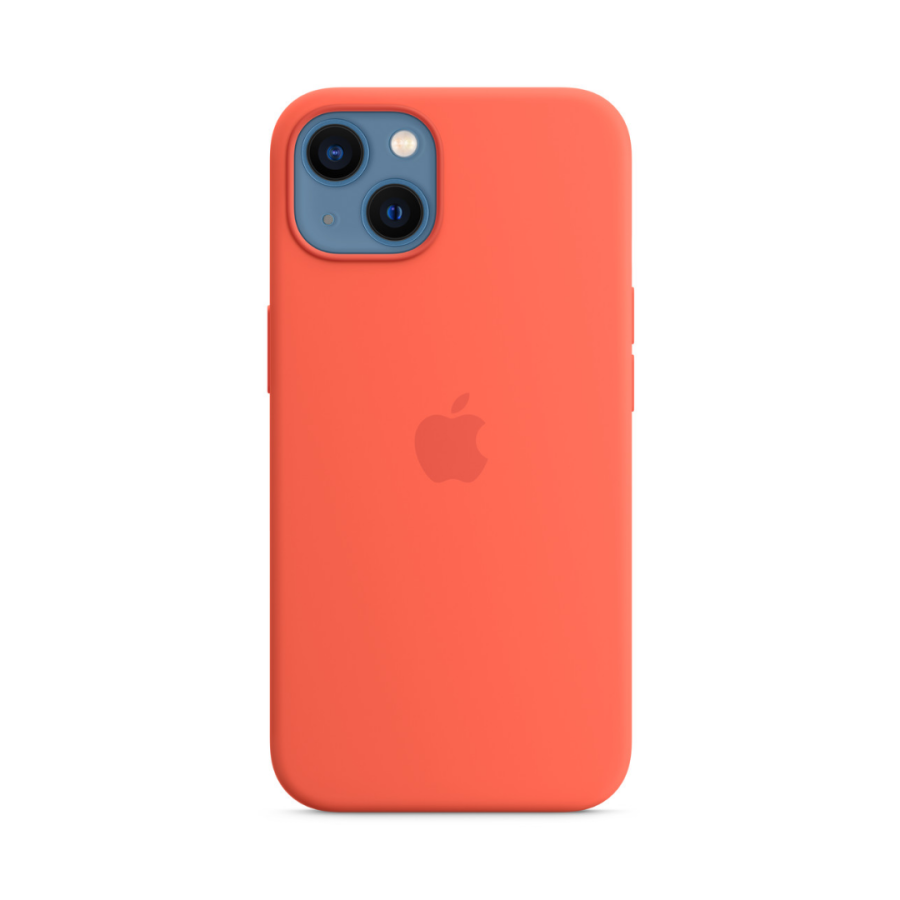 Чохол Apple Silicone Case with MagSafe для Apple iPhone 13 (Nectarine)