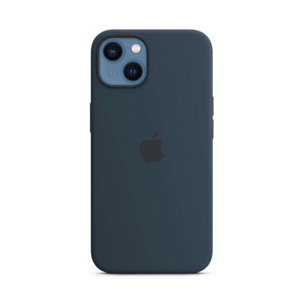 Чохол Apple Silicone Case with MagSafe для Apple iPhone 13 (Abyss Blue)