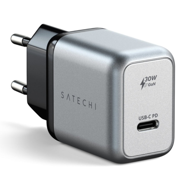 Сетевой адаптер Satechi 30W USB-C PD Gan Wall Charger (Space Gray)