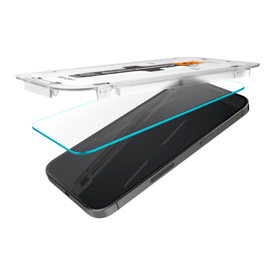 Захисне скло Spigen Glass tR EZ Fit для Apple iPhone 14 Pro (Clear) 2 шт.