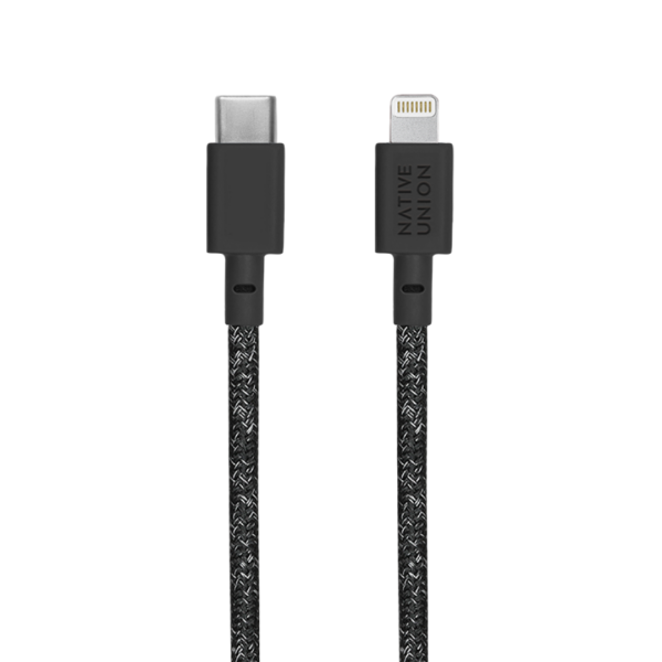Кабель Native Union Lightning - USB-C Belt Cable (Cosmos Black) 1.2 м