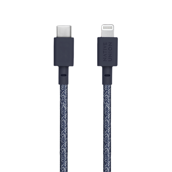 Кабель Native Union Lightning - USB-C Belt Cable (Indigo) 1.2 м