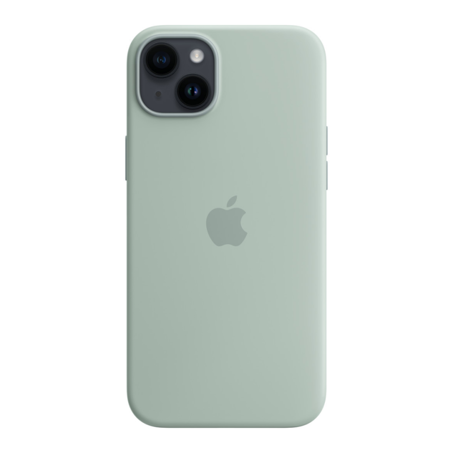 Чохол Apple Silicone Case with MagSafe для Apple iPhone 14 Plus (Succulent)
