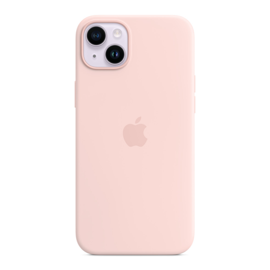 Чохол Apple Silicone Case with MagSafe для Apple iPhone 14 Plus (Chalk Pink)
