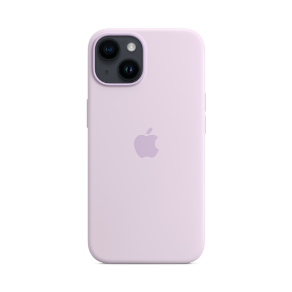 Чехол Apple Silicone Case with MagSafe для Apple iPhone 14 (Lilac)