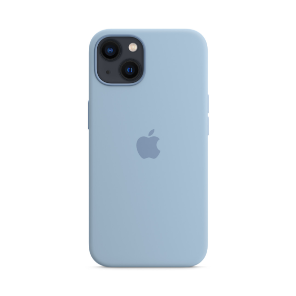 Чехол Apple Silicone Case with MagSafe для Apple iPhone 13 (Blue Fog)