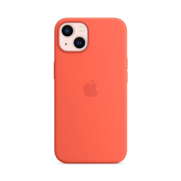 Чохол Apple Silicone Case with MagSafe для Apple iPhone 13 (Nectarine)
