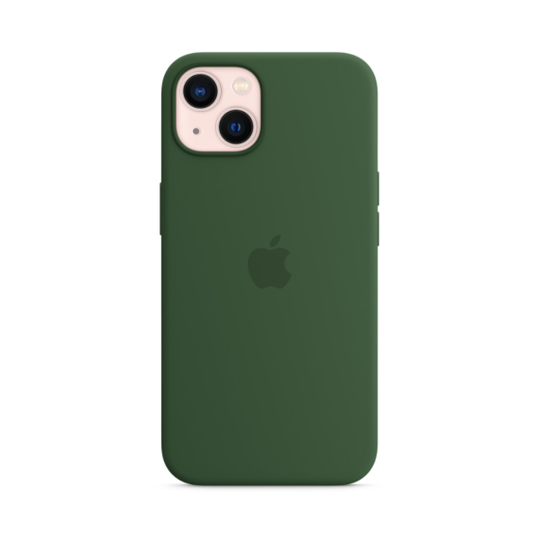 Чехол Apple Silicone Case with MagSafe для Apple iPhone 13 (Clover)