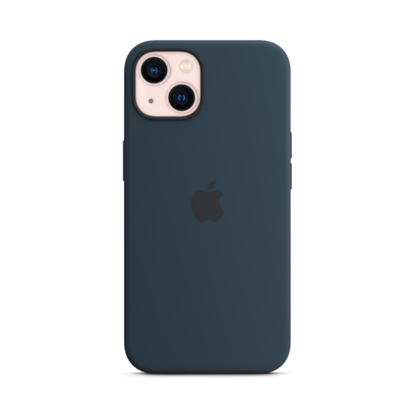Чохол Apple Silicone Case with MagSafe для Apple iPhone 13 (Abyss Blue)