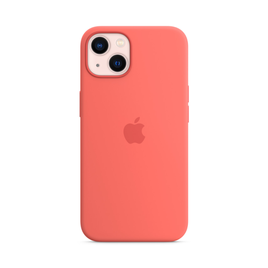 Чехол Apple Silicone Case with MagSafe для Apple iPhone 13 (Pink Pomelo)