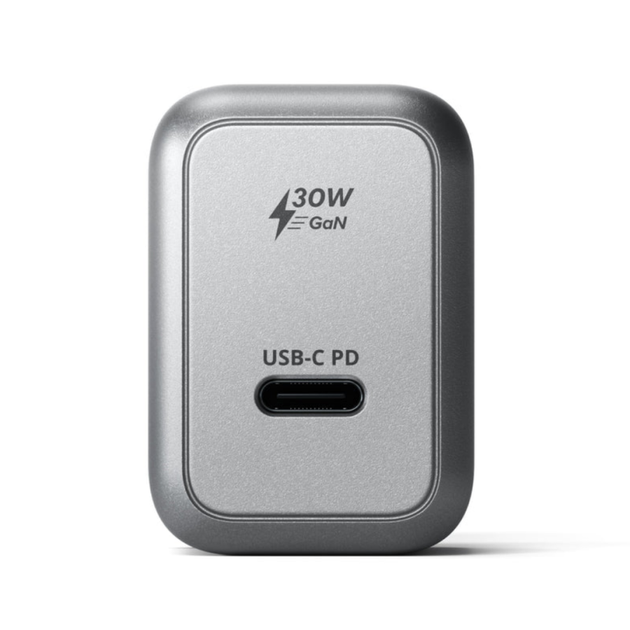 Мережевий адаптер Satechi 30W USB-C PD Gan Wall Charger (Space Gray)