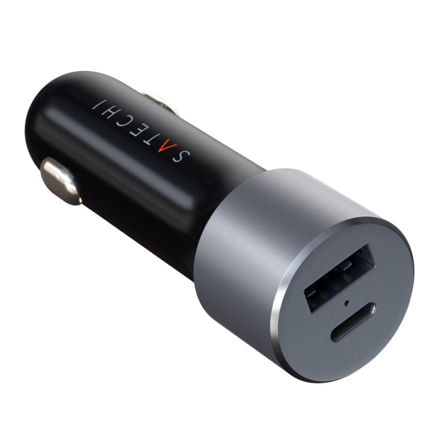 Автомобільна зарядка Satechi 72W Type-C PD Car Charger (Space Grey)