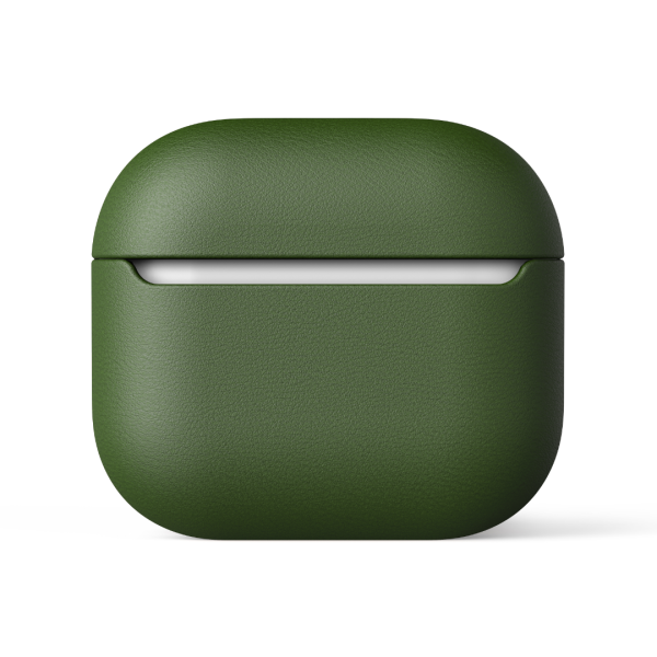 Чехол Moment Leather Case для AirPods 3 (Olive)