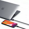 Кабель Satechi Lightning - USB-C Cable (Space Gray) 1.8 м