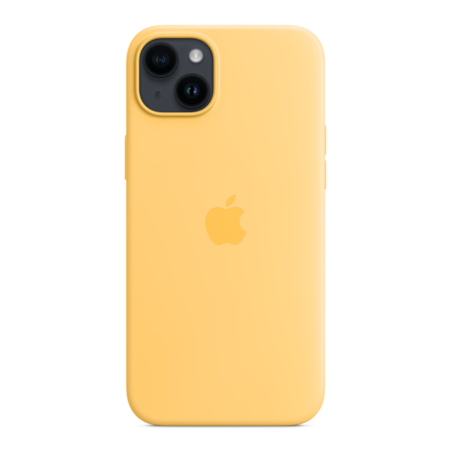 Чохол Apple Silicone Case with MagSafe для Apple iPhone 14 Plus (Sunglow)