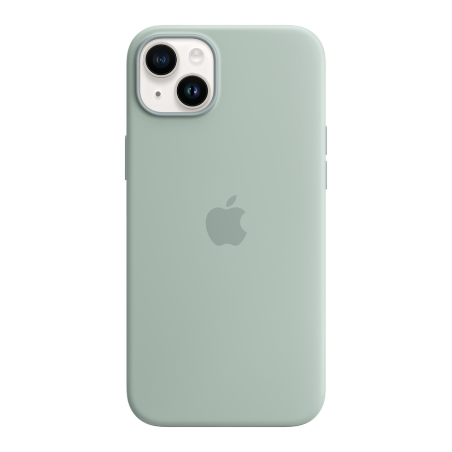 Чохол Apple Silicone Case with MagSafe для Apple iPhone 14 Plus (Succulent)
