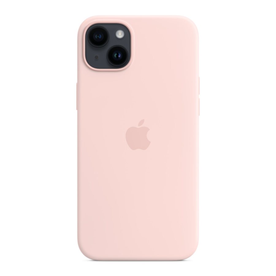 Чохол Apple Silicone Case with MagSafe для Apple iPhone 14 Plus (Chalk Pink)