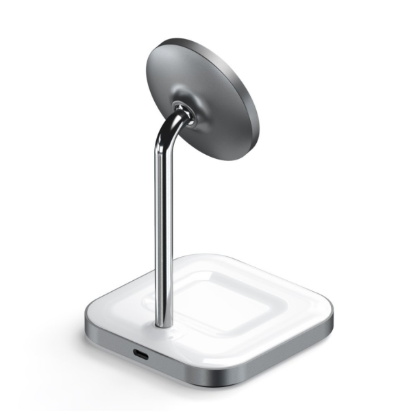 Зарядное устройство Satechi Aluminum 2 in 1 Magnetic Wireless Charging Stand