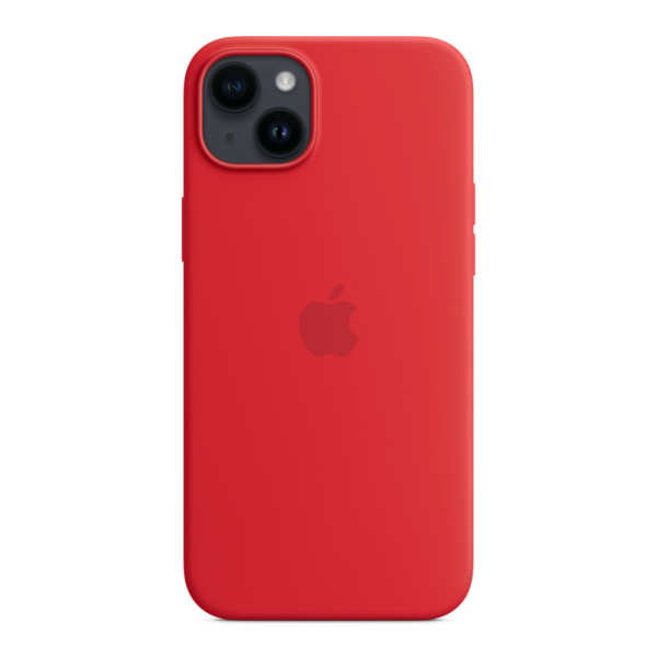 Чехол Apple Silicone Case with MagSafe для Apple iPhone 14 Plus (PRODUCT RED)