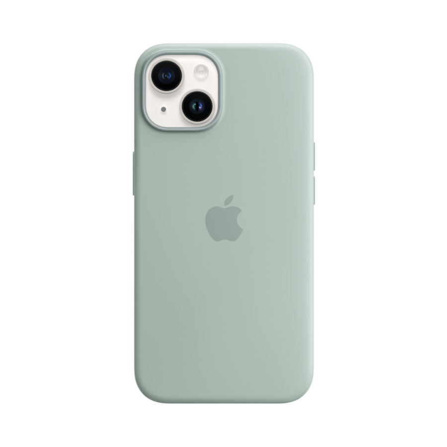 Чехол Apple Silicone Case with MagSafe для Apple iPhone 14 (Succulent)
