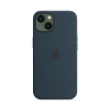 Чохол Apple Silicone Case with MagSafe для Apple iPhone 13 (Abyss Blue)