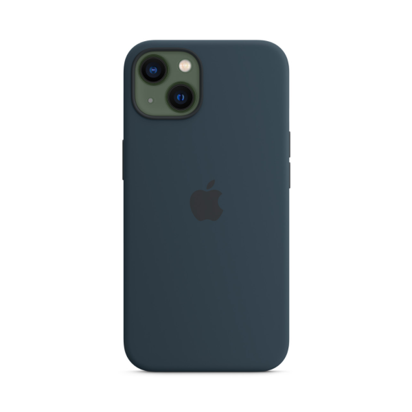 Чохол Apple Silicone Case with MagSafe для Apple iPhone 13 (Abyss Blue)