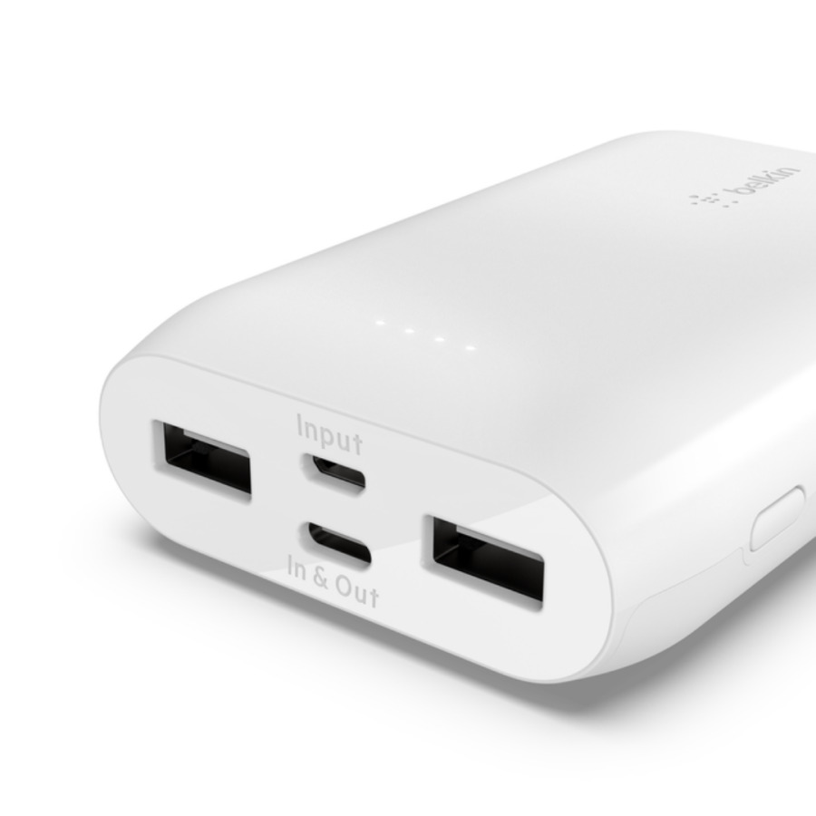 Повербанк Belkin BoostCharge Multi-Port 10000 mAh (White)