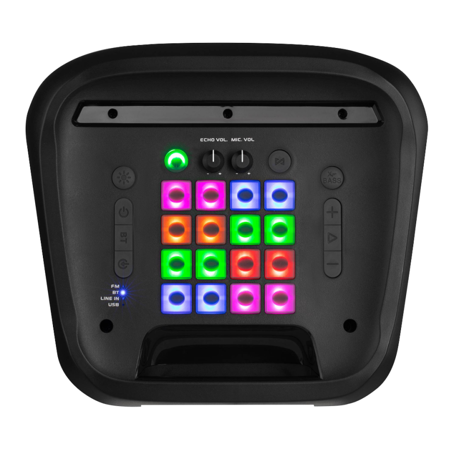 Портативна акустична система 2E PartyBoom 200 (Black)