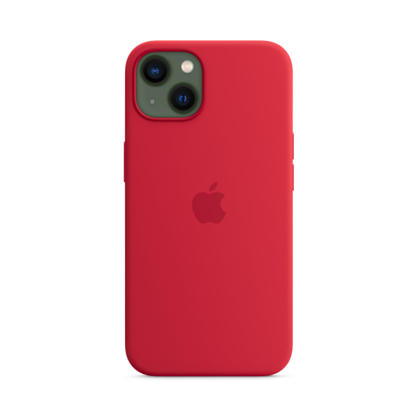 Чохол Apple Silicone Case with MagSafe для Apple iPhone 13 (PRODUCT RED)