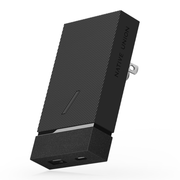 Сетевой адаптер Native Union Dual Port Smart Charger PD 20W (Slate)