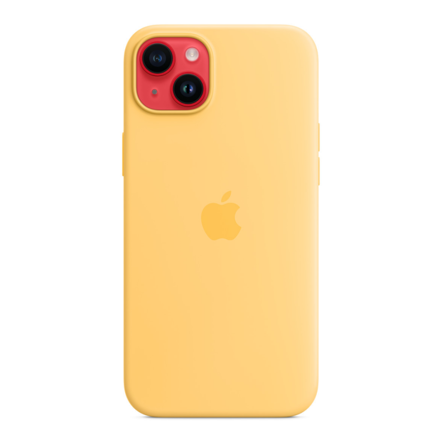 Чохол Apple Silicone Case with MagSafe для Apple iPhone 14 Plus (Sunglow)