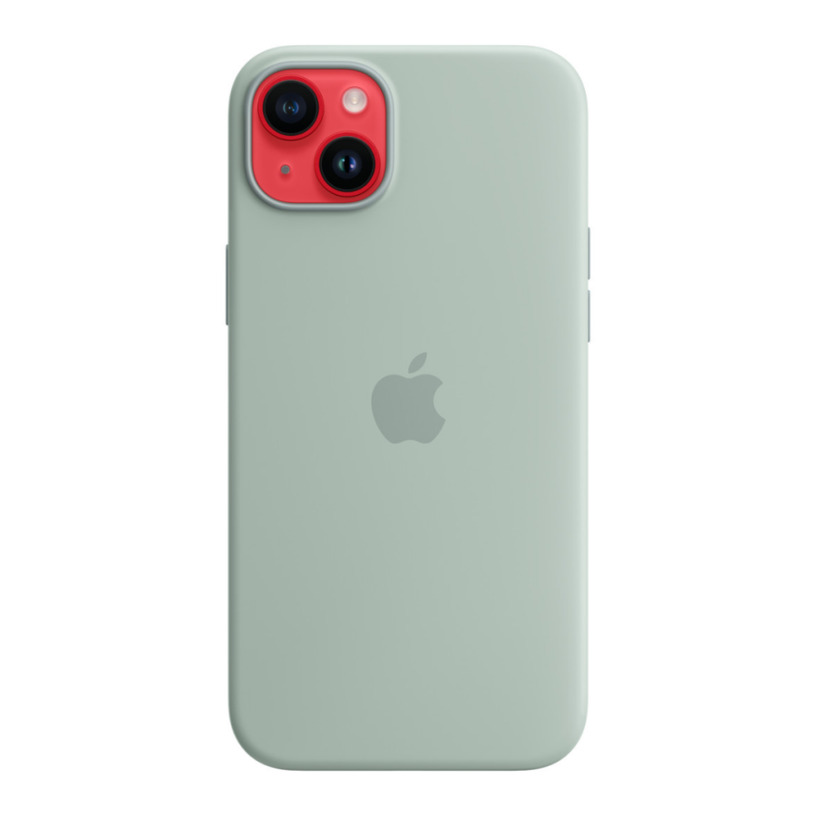 Чохол Apple Silicone Case with MagSafe для Apple iPhone 14 Plus (Succulent)