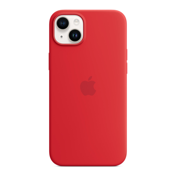 Чехол Apple Silicone Case with MagSafe для Apple iPhone 14 Plus (PRODUCT RED)