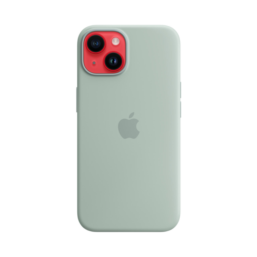 Чехол Apple Silicone Case with MagSafe для Apple iPhone 14 (Succulent)