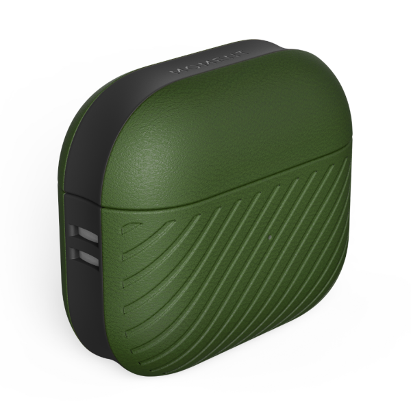 Чехол Moment Leather Case для AirPods 3 (Olive)