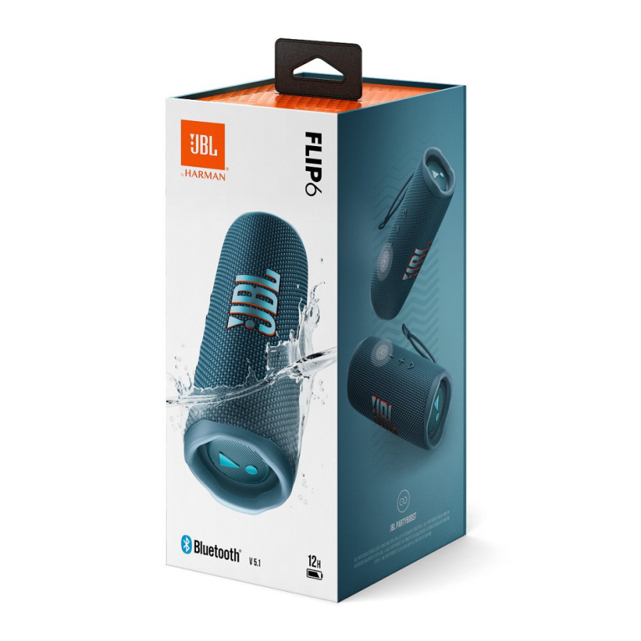 Портативна колонка JBL Flip 6 (Blue)